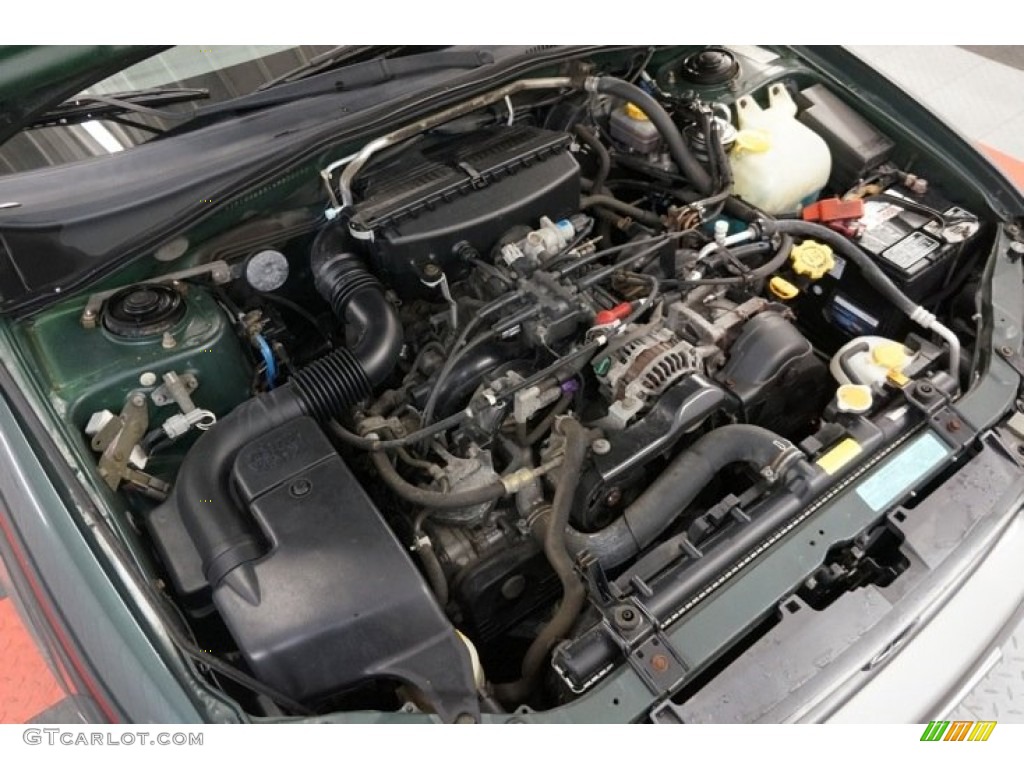 2004 Impreza Outback Sport Wagon - Woodland Green Pearl / Gray photo #32