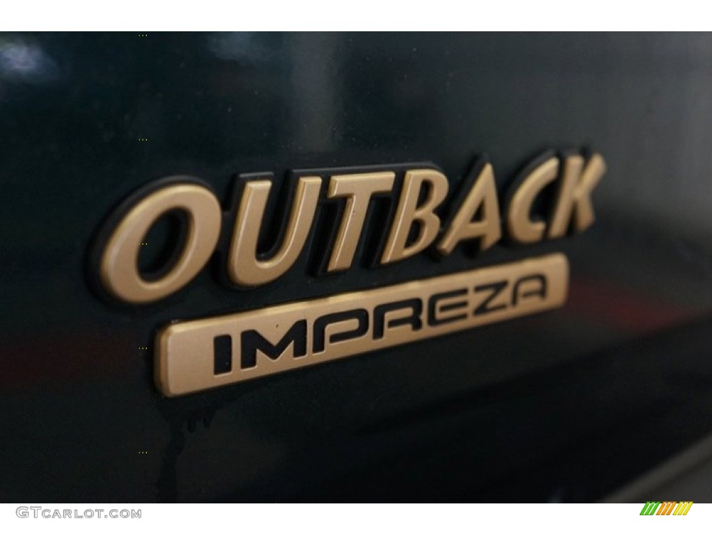 2004 Impreza Outback Sport Wagon - Woodland Green Pearl / Gray photo #62