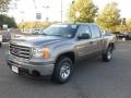Mocha Steel Metallic - Sierra 1500 SL Crew Cab 4x4 Photo No. 3