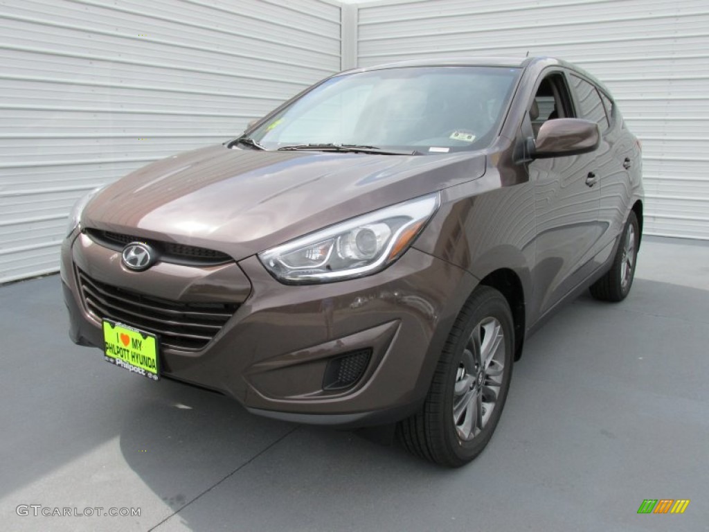 2015 Tucson GLS - Kona Bronze / Beige photo #7