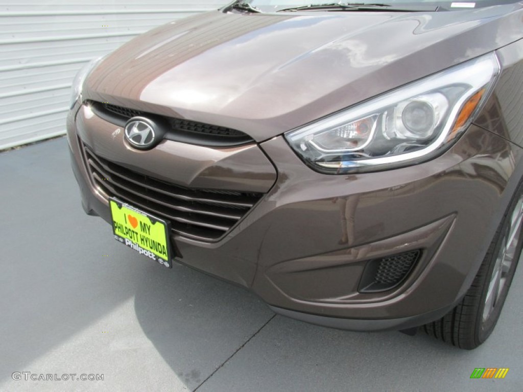 2015 Tucson GLS - Kona Bronze / Beige photo #10