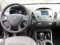 2015 Hyundai Tucson Beige Interior Dashboard Photo