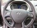 2015 Hyundai Tucson Beige Interior Steering Wheel Photo