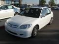 2005 Taffeta White Honda Civic EX Sedan  photo #2