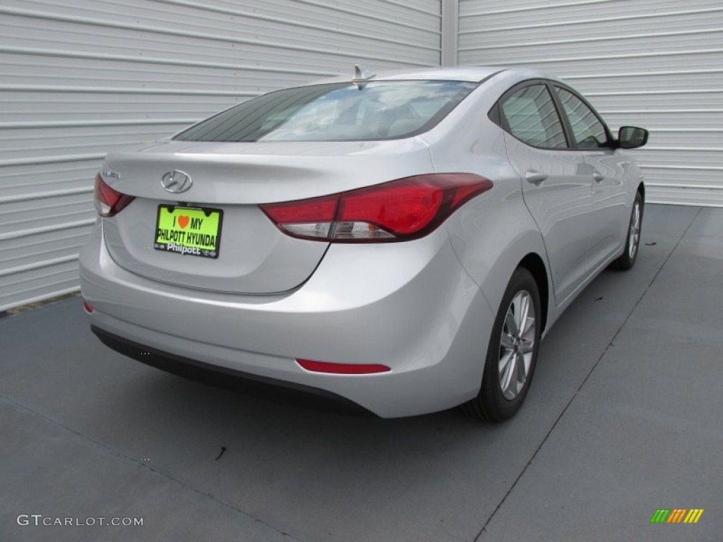 2015 Elantra SE Sedan - Shimmering Air Silver / Gray photo #4