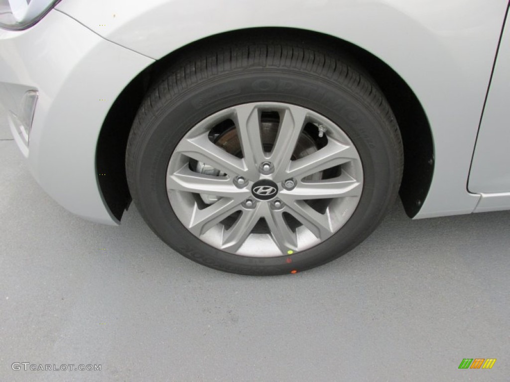 2015 Elantra SE Sedan - Shimmering Air Silver / Gray photo #11