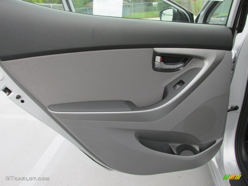 2015 Elantra SE Sedan - Shimmering Air Silver / Gray photo #18