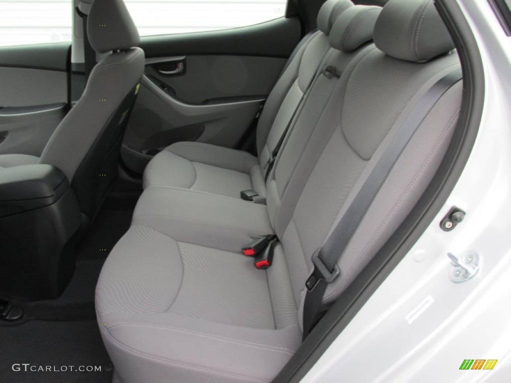 2015 Elantra SE Sedan - Shimmering Air Silver / Gray photo #19