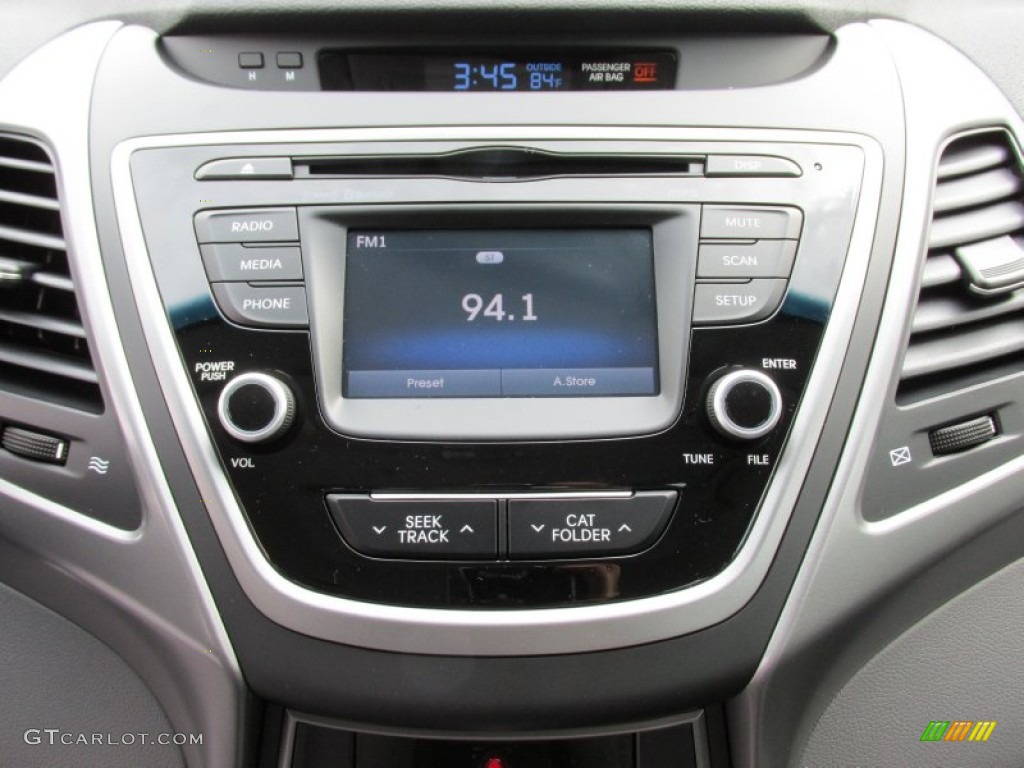 2015 Elantra SE Sedan - Shimmering Air Silver / Gray photo #26