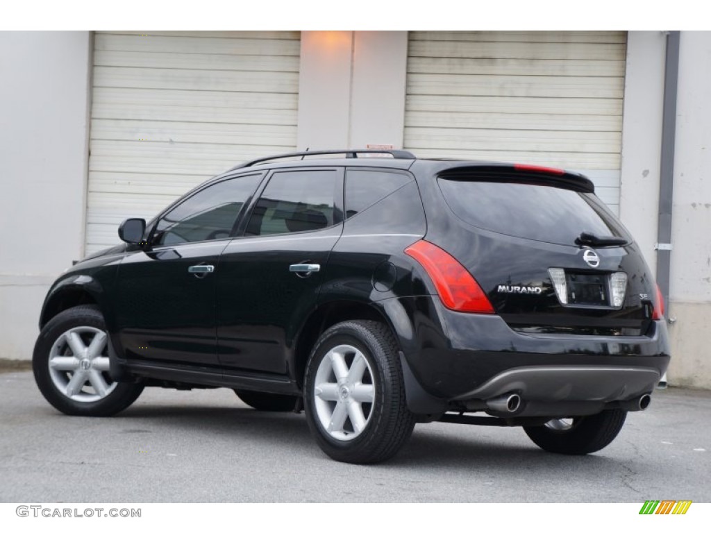 2003 Murano SL - Super Black / Cafe Latte photo #5