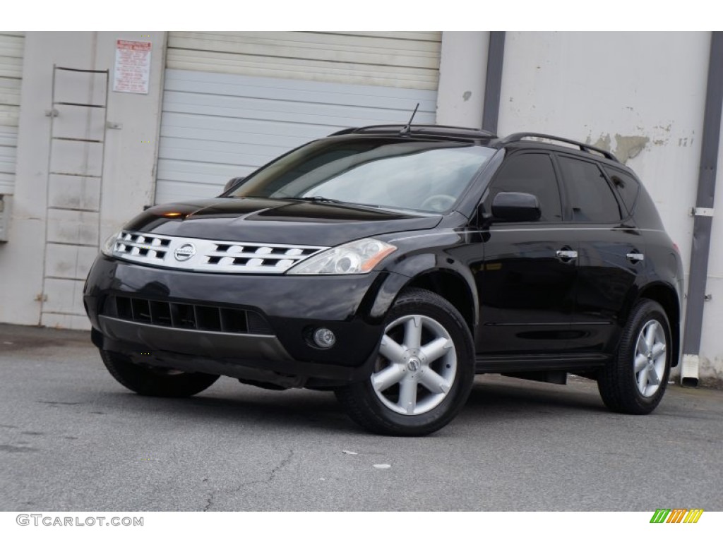 2003 Murano SL - Super Black / Cafe Latte photo #17