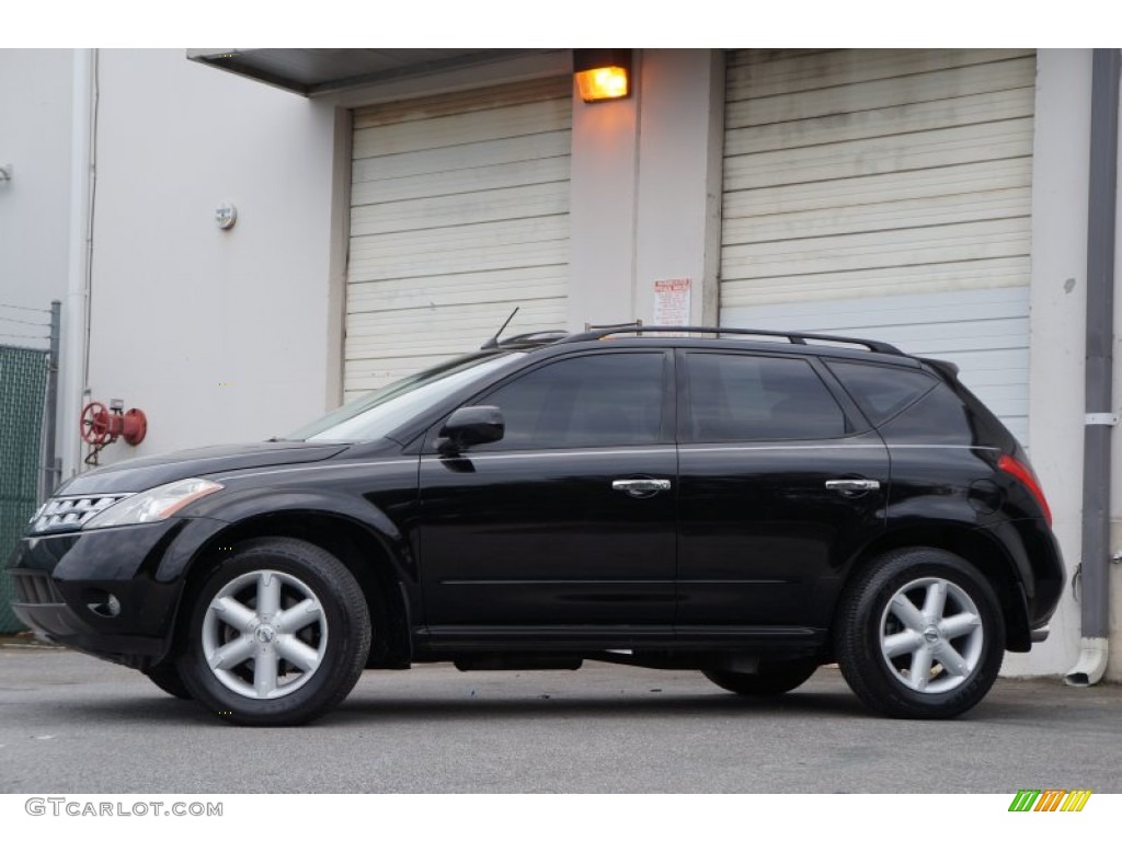 2003 Murano SL - Super Black / Cafe Latte photo #18