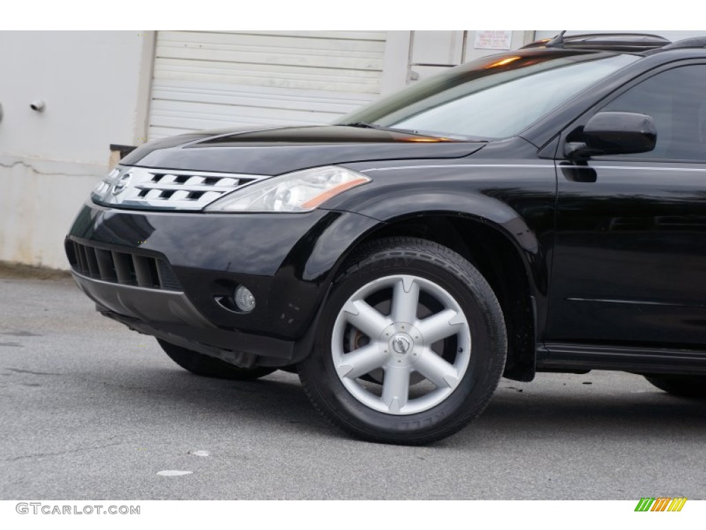 2003 Murano SL - Super Black / Cafe Latte photo #19