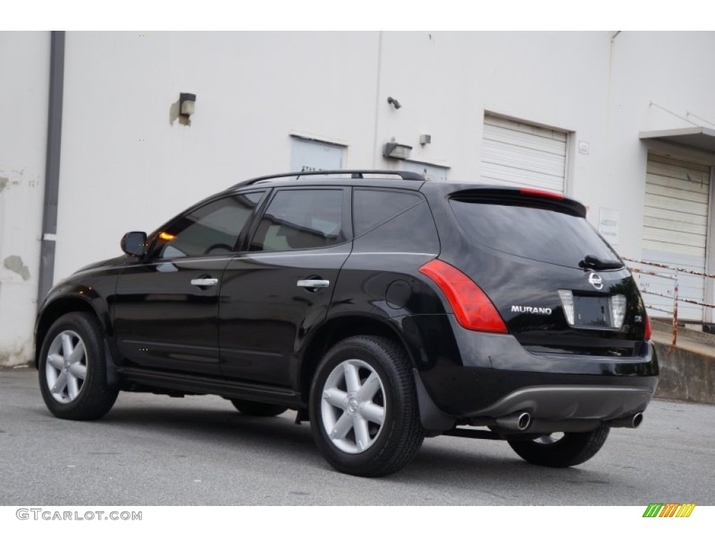 2003 Murano SL - Super Black / Cafe Latte photo #24