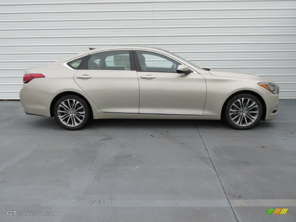 2015 Genesis 3.8 Sedan - Marrakesh Beige / Beige photo #3