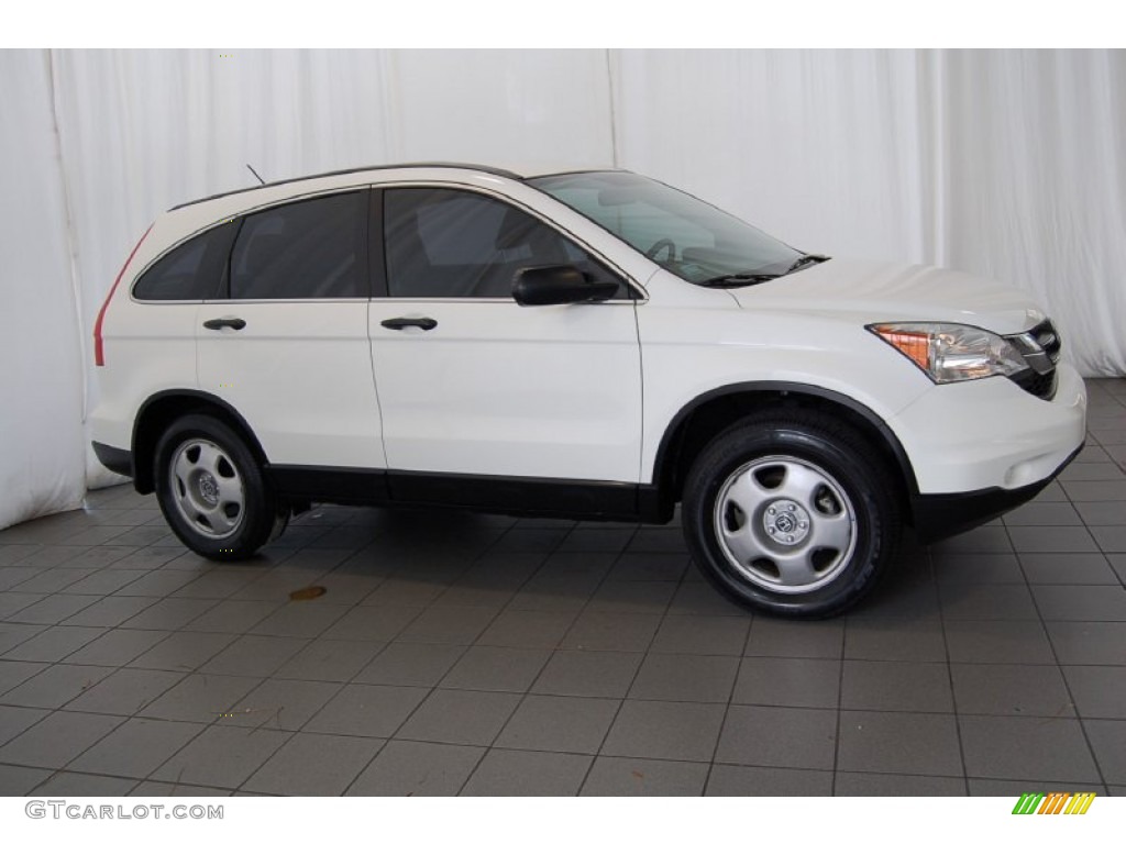 2011 CR-V LX - Taffeta White / Gray photo #6