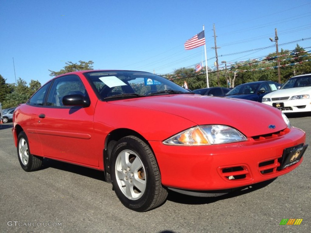 2000 Cavalier Coupe - Bright Red / Graphite photo #5