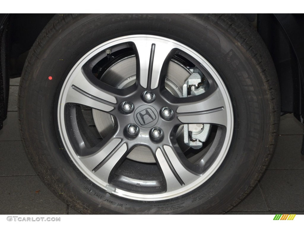 2015 Pilot SE - Crystal Black Pearl / Gray photo #3