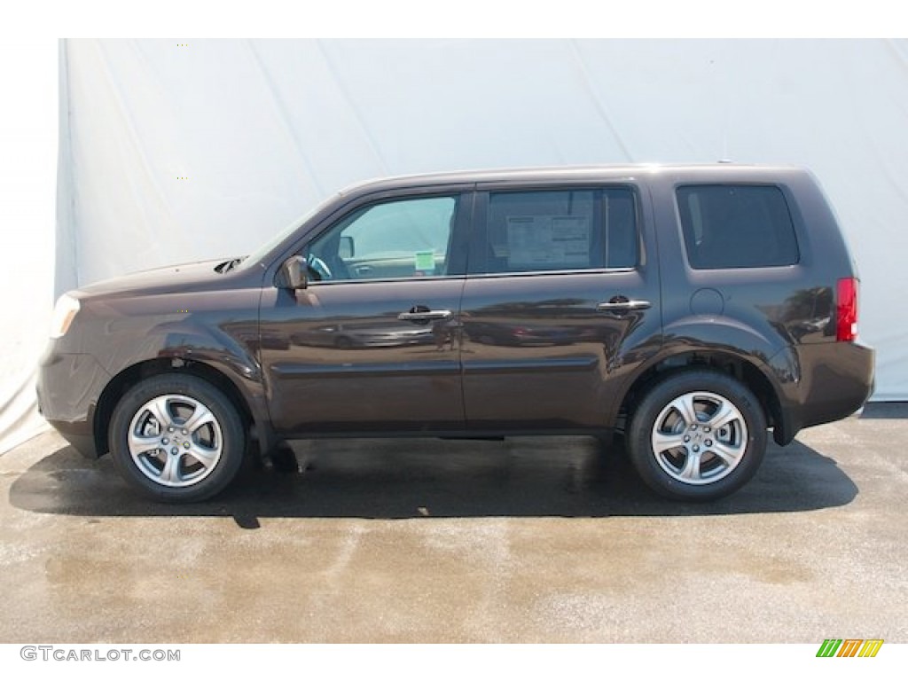 Dark Amber Metallic 2015 Honda Pilot EX-L Exterior Photo #97972036