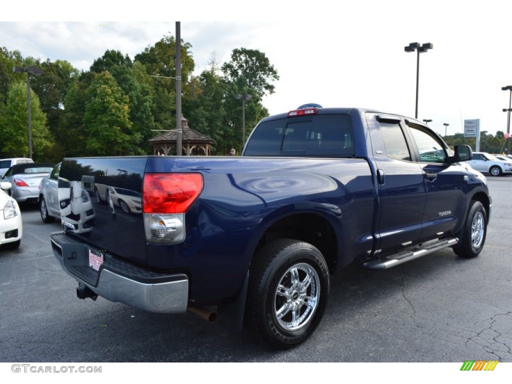 2008 Tundra SR5 Double Cab - Blue Streak Metallic / Black photo #3