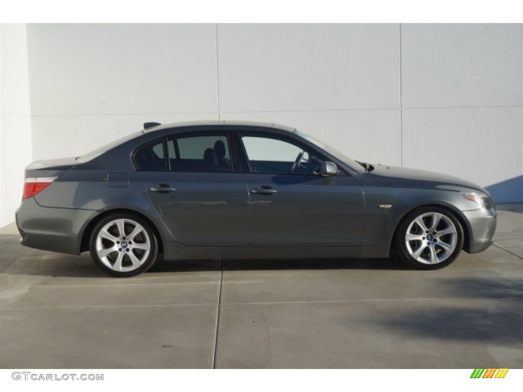 2004 5 Series 545i Sedan - Titanium Grey Metallic / Black photo #2