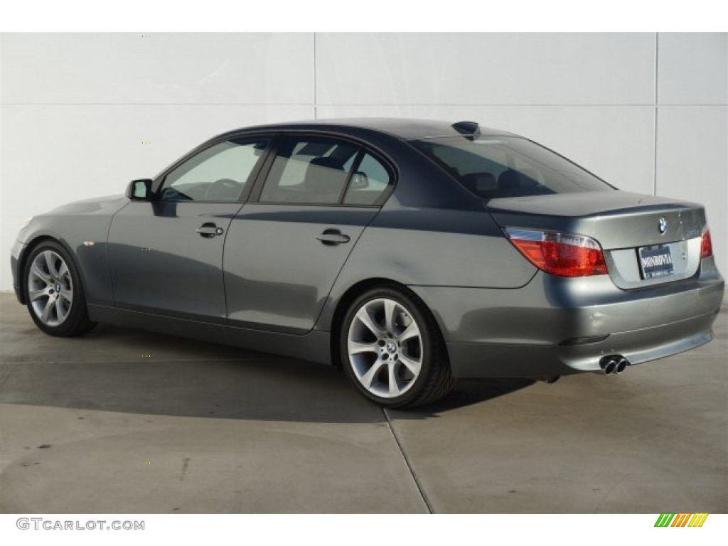 2004 5 Series 545i Sedan - Titanium Grey Metallic / Black photo #3