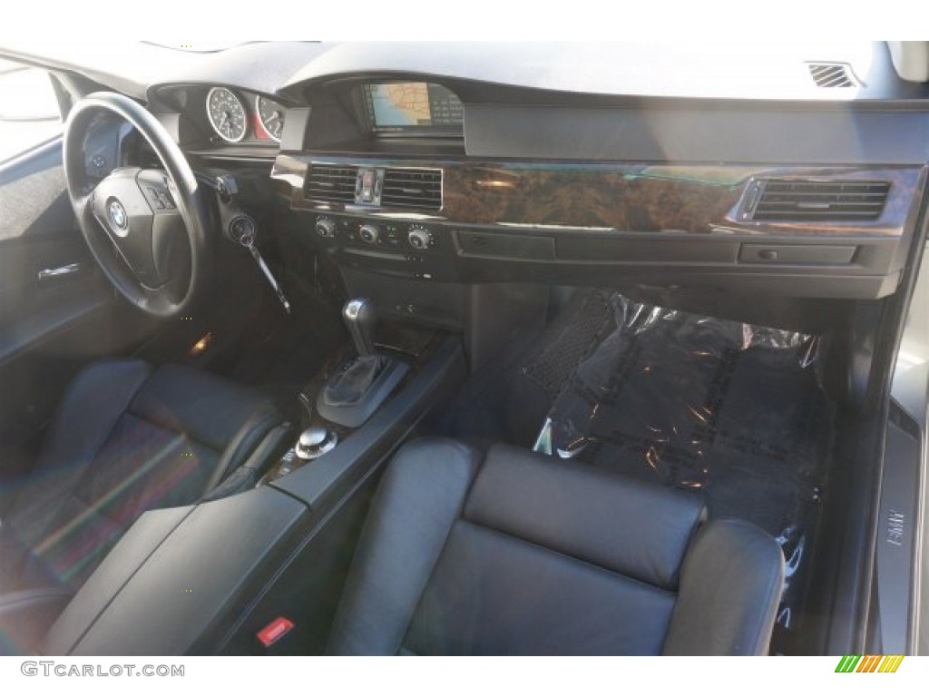 2004 5 Series 545i Sedan - Titanium Grey Metallic / Black photo #11