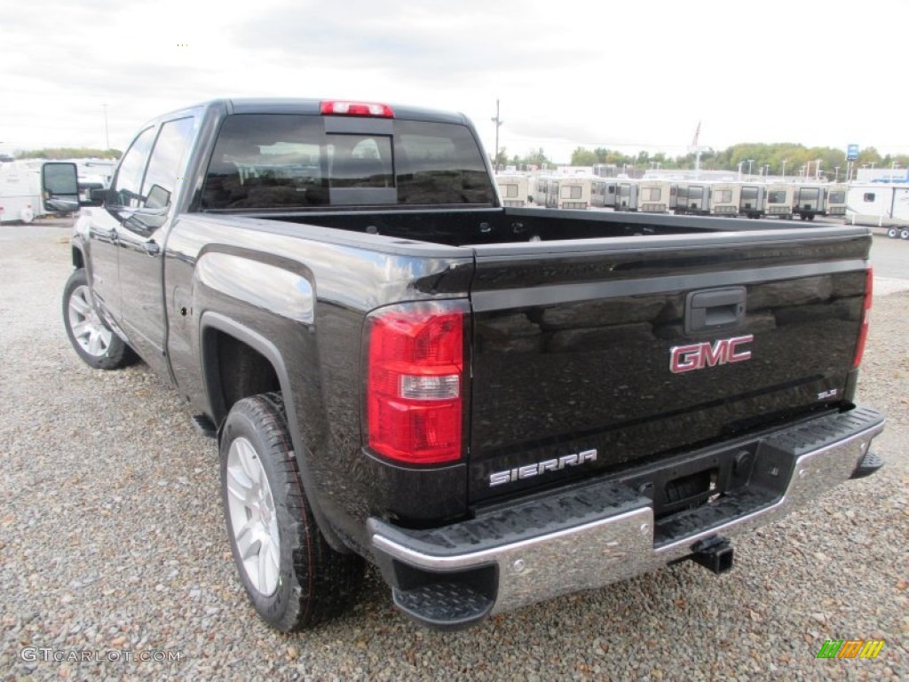 Onyx Black 2015 GMC Sierra 1500 SLE Crew Cab 4x4 Exterior Photo #97974850