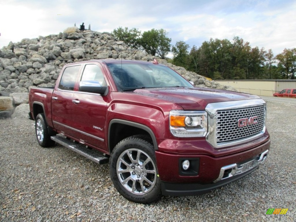 Sonoma Red Metallic 2015 GMC Sierra 1500 Denali Crew Cab 4x4 Exterior Photo #97975093