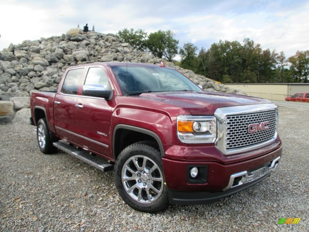 2015 Sierra 1500 Denali Crew Cab 4x4 - Sonoma Red Metallic / Cocoa/Dune photo #1