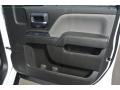 Jet Black/Dark Ash 2015 Chevrolet Silverado 2500HD WT Double Cab 4x4 Utility Door Panel