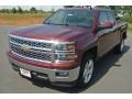 2015 Deep Ruby Metallic Chevrolet Silverado 1500 LT Double Cab  photo #2