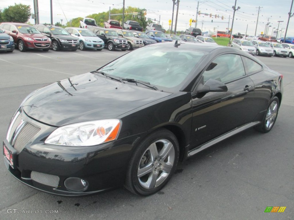 2009 G6 GXP Coupe - Carbon Black Metallic / Ebony/Light Titanium photo #3