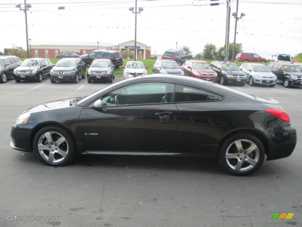 2009 G6 GXP Coupe - Carbon Black Metallic / Ebony/Light Titanium photo #4