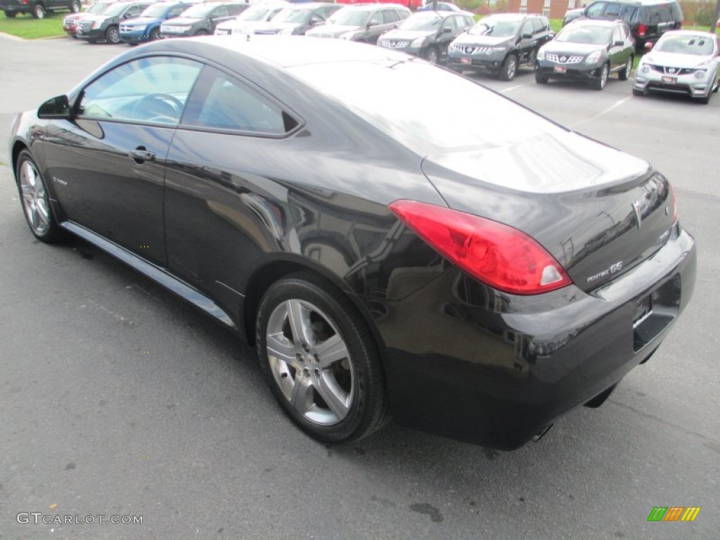 2009 G6 GXP Coupe - Carbon Black Metallic / Ebony/Light Titanium photo #5