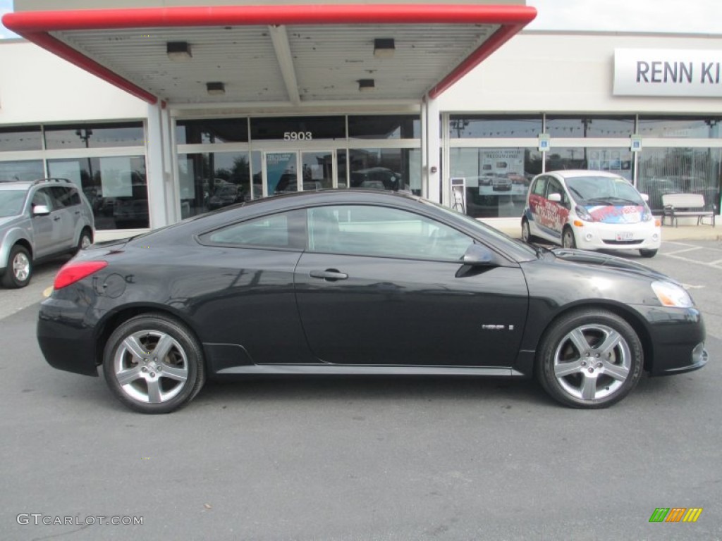 2009 G6 GXP Coupe - Carbon Black Metallic / Ebony/Light Titanium photo #8