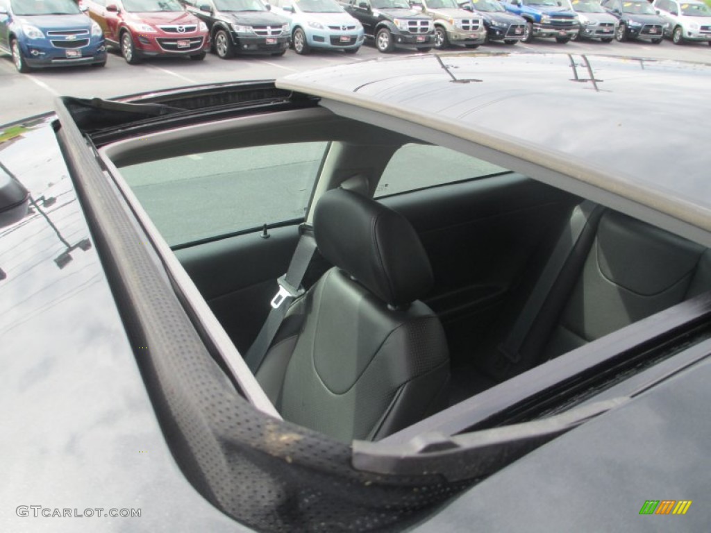 2009 G6 GXP Coupe - Carbon Black Metallic / Ebony/Light Titanium photo #10