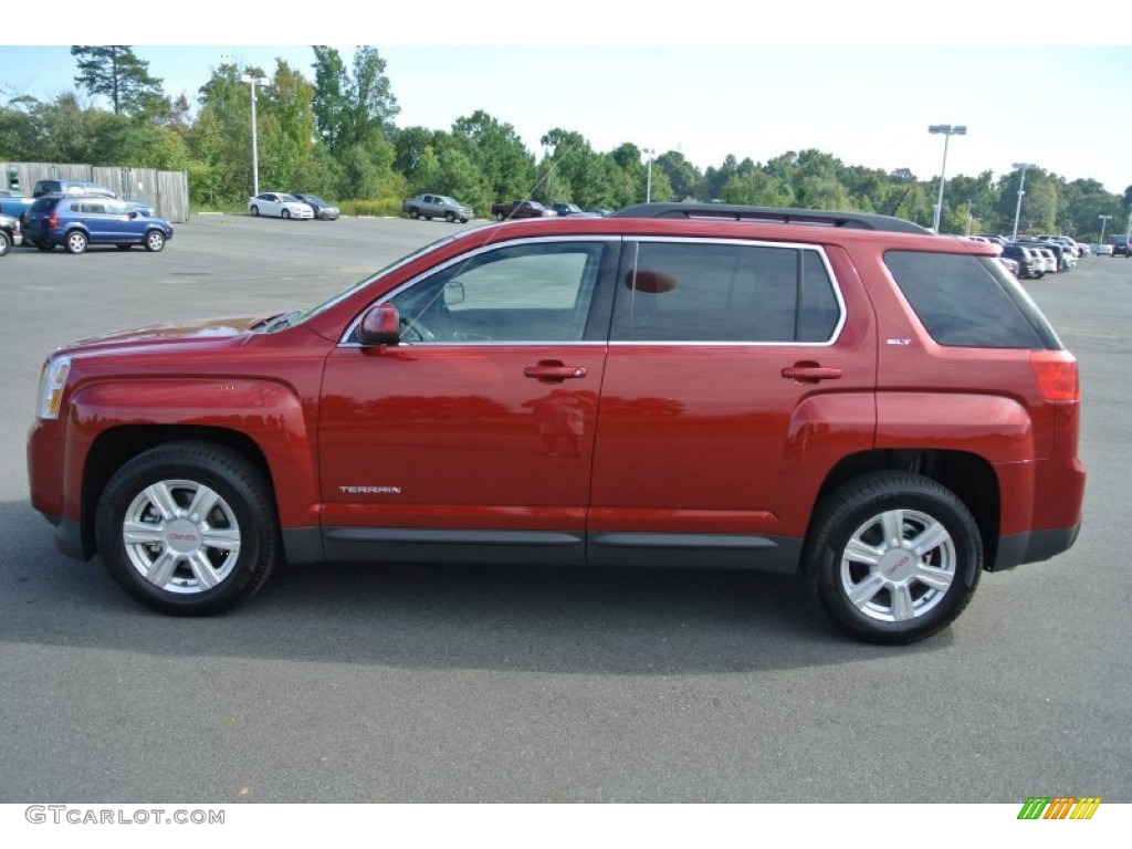 Crystal Red Tintcoat 2015 GMC Terrain SLT Exterior Photo #97977772