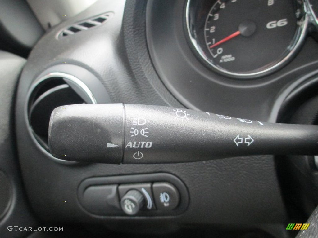 2009 G6 GXP Coupe - Carbon Black Metallic / Ebony/Light Titanium photo #26