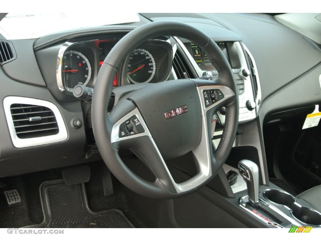 2015 GMC Terrain SLT Jet Black Steering Wheel Photo #97978242