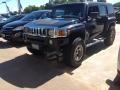 2008 Midnight Blue Metallic Hummer H3   photo #2