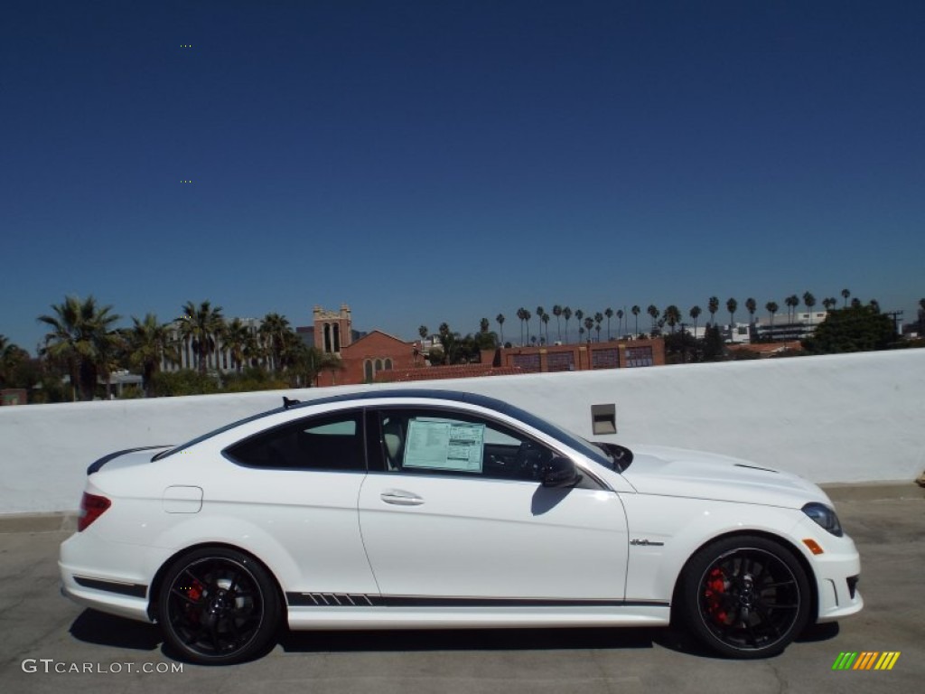 Polar White 2015 Mercedes-Benz C 63 AMG Coupe Exterior Photo #97979080