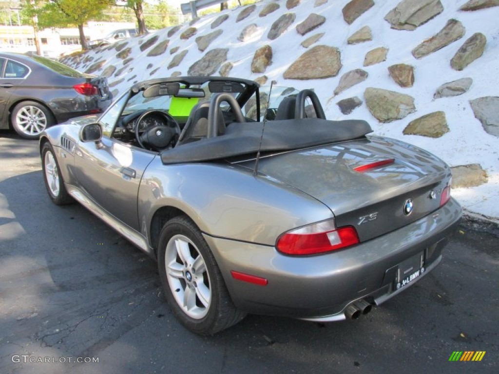 2001 Z3 2.5i Roadster - Steel Grey Metallic / Black photo #4