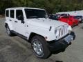 2015 Bright White Jeep Wrangler Unlimited Sahara 4x4  photo #7