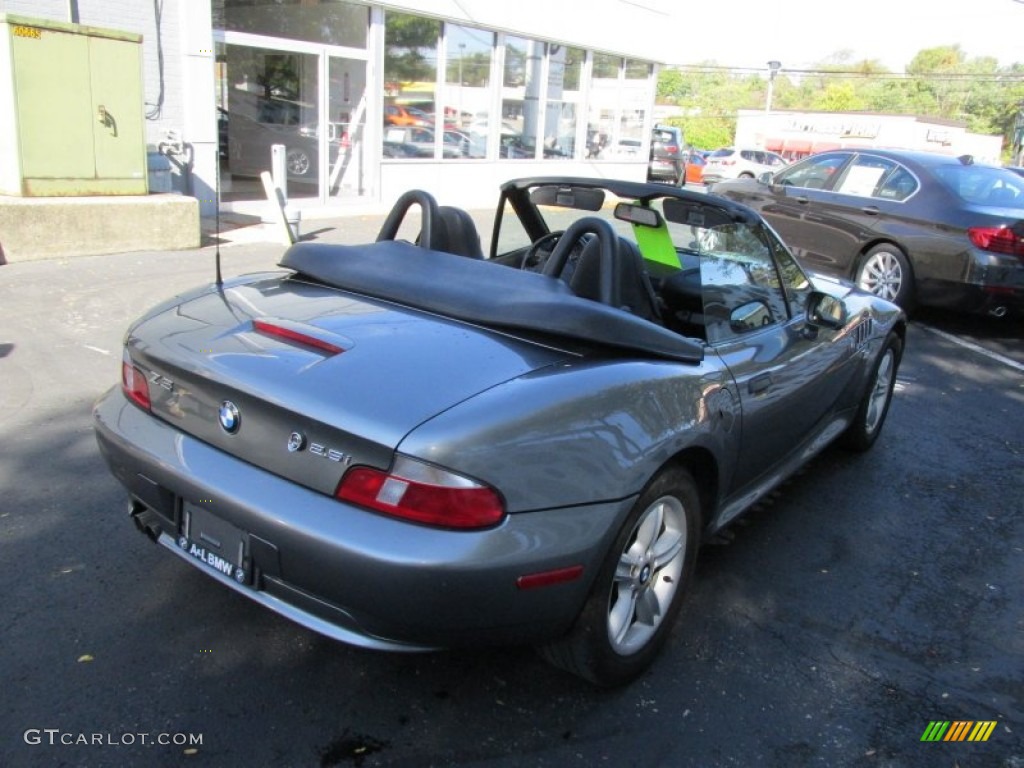 2001 Z3 2.5i Roadster - Steel Grey Metallic / Black photo #6