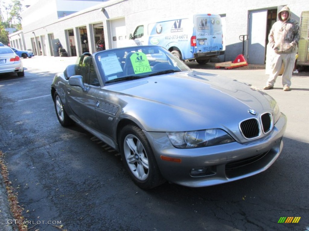 2001 Z3 2.5i Roadster - Steel Grey Metallic / Black photo #7