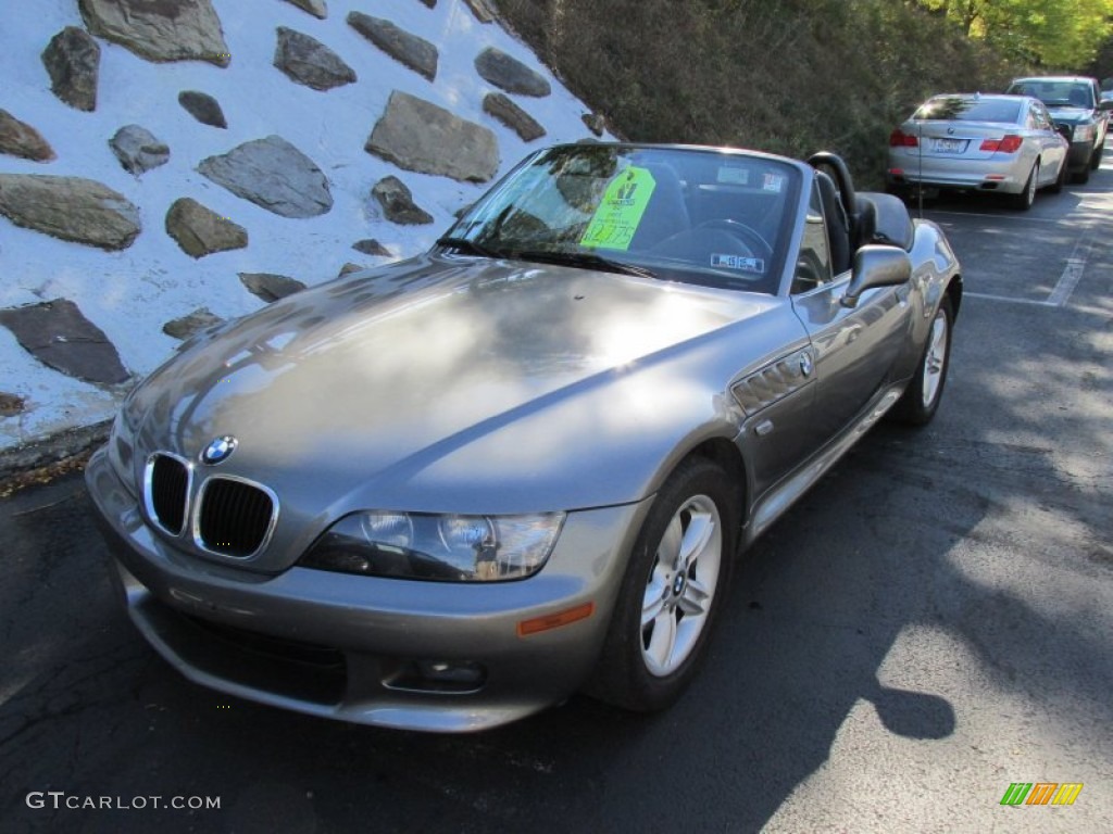 2001 Z3 2.5i Roadster - Steel Grey Metallic / Black photo #9