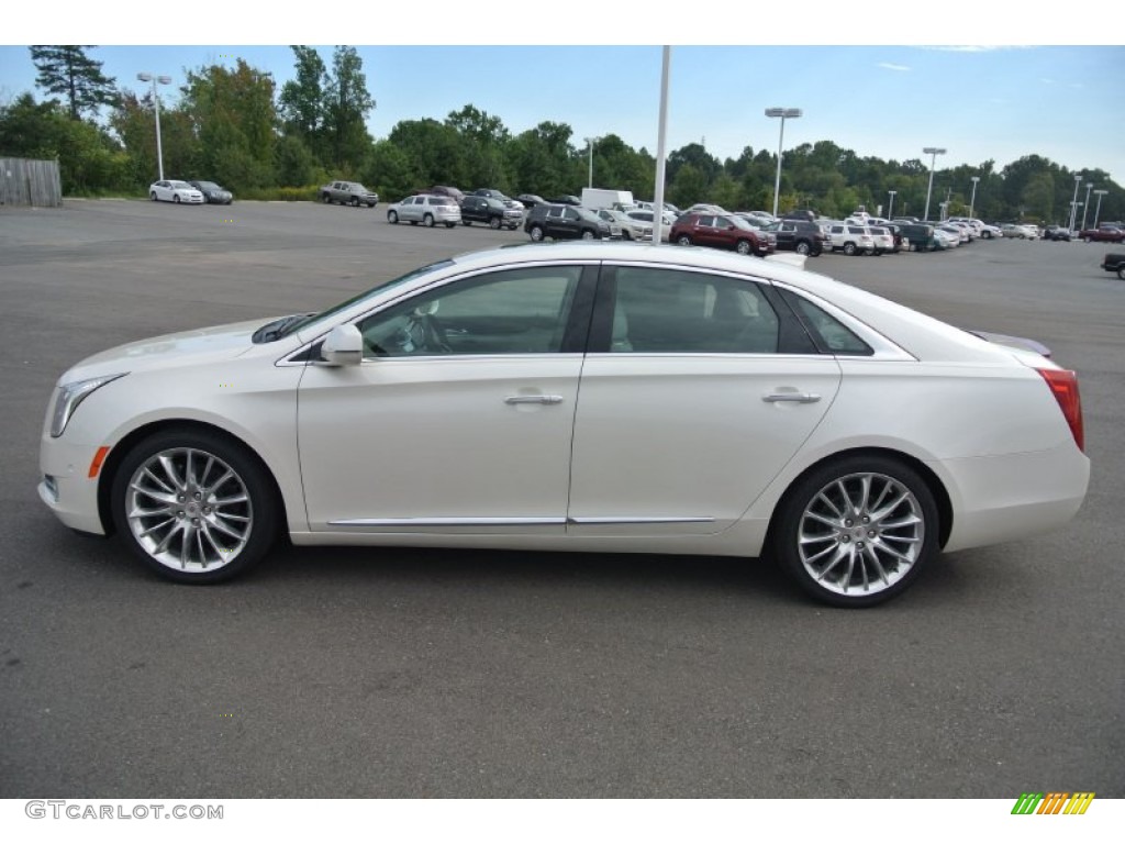 White Diamond Tricoat 2015 Cadillac XTS Platinum Sedan Exterior Photo #97979746