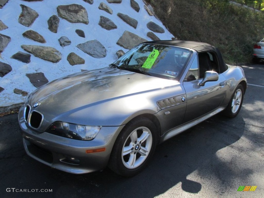 2001 Z3 2.5i Roadster - Steel Grey Metallic / Black photo #12