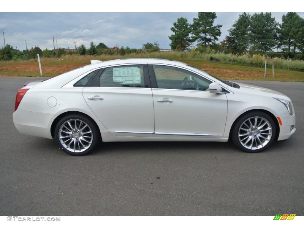 White Diamond Tricoat 2015 Cadillac XTS Platinum Sedan Exterior Photo #97979821